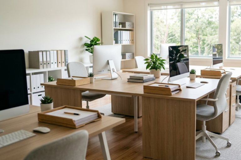 Büroreinigung Praxisreinigung Westmünsterland JetPoise Sauberes Büro nach professioneller Büroreinigung im Westmünsterland durch JetPoise